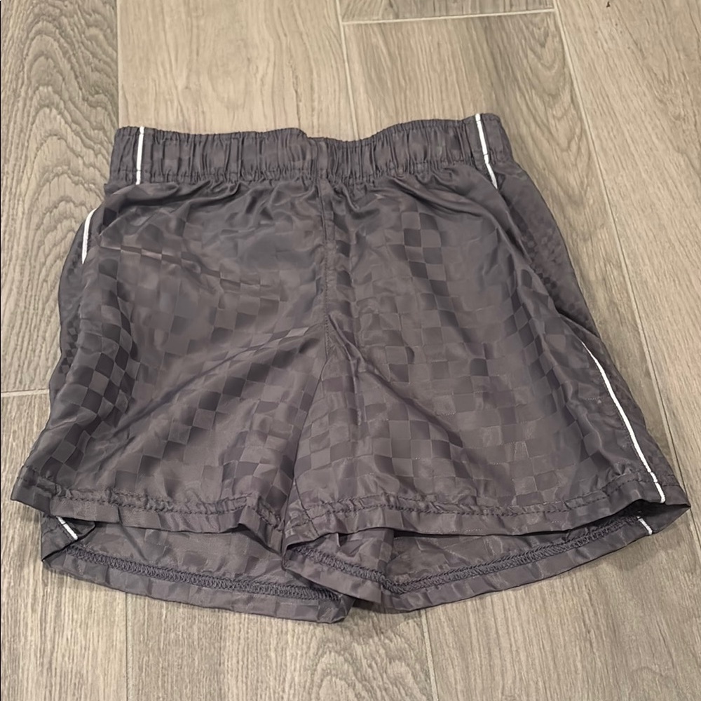 DSG Kids Gray Checkered Athletic Shorts Size XS